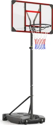 Produktbild von Basketballkorb 147–260cm Indoor Outdoor Basketballständer für Teenager m. Rollen