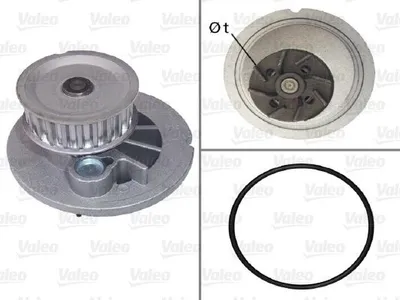 Produktbild von VALEO Kühlmittelpumpe Wasserpumpe für OPEL ZAFIRA B (A05) 506703