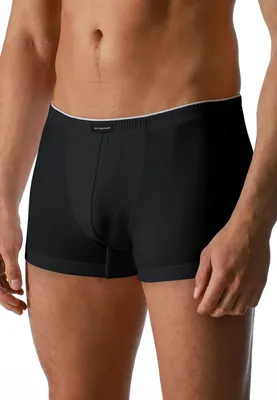 Produktbild von Mey Herren-Pants Dry Baumwolle" schwarz 6"