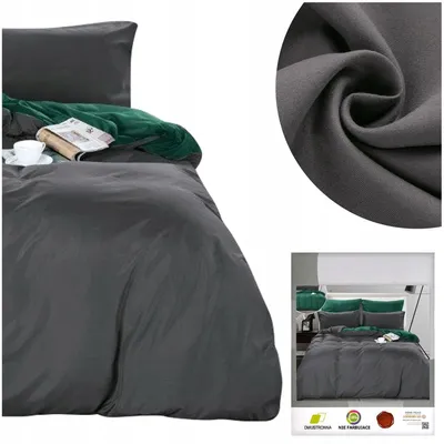 Image de Łóżkoholicy Ensemble de Literie Satine 200x220 Gris