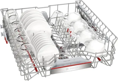 Produktbild von Bosch Serie 6 SMV6ZCX16E, Voll integriert, Standardgröße (60 cm), Edelstahl, 14 Maßgedecke, B, 40 dB