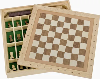 Obrázok produktu pre Spiele-Set Schach, Dame und Mühle
