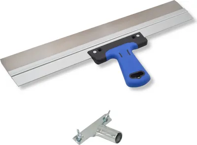 Produktbild von DEWEPRO Flächenspachtel Rakel, 2K-Softgriff 500x50mm inkl. Stielhalter
