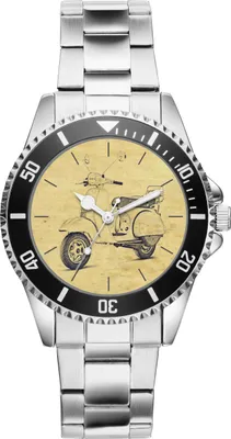 Produktbild von KIESENBERG Herrenuhr Armbanduhr Vespa PX Roller Geschenk Fan Artikel Zubehör Fanartikel Analog Quartz Uhr 20124