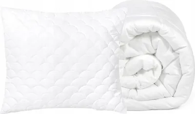 Produktbild von Bettwäsche Set Mikrofaser Weiß 140x200 cm 70x80 cm allergikerfreundlich