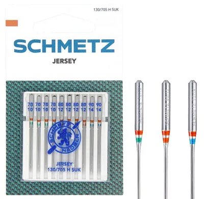 Produktbild von Aiguilles machine Schmetz jersey assorties 70 a 10 et 90 a 14 x 10