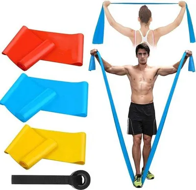 Produktbild von Famanu Fitnessband - Widerstandsband mit Türanker
