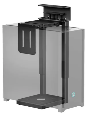 Image de Omgoods - Support PC robuste pour sous le bureau - Fixation réglable sans perçage