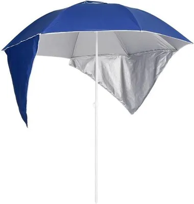 Zdjęcie produktu dla Odporny na wiatr parasol plażowy z wbijakiem – cień na plaży – parasol plażowy z ochroną przed promieniowaniem UV – bezprzewodowy parasol plażowy – dzień na plaży – wakacje nad morzem – parasol plażowy odporny na wiatr i promieniowanie UV