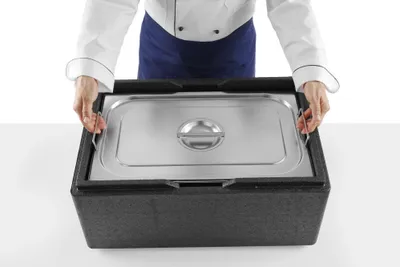 Produktbild von HENDI Gastronorm Deckel 1/2 mit Griffaussparung BudgetLine