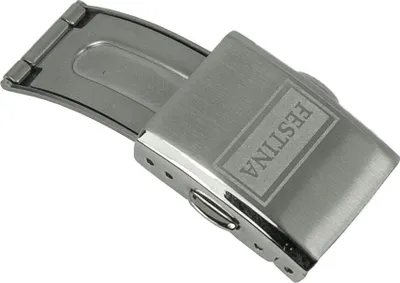 Produktbild von Faltschließe Edelstahl für Kautschukarmband 17mm Festina F16021/C F16021/D