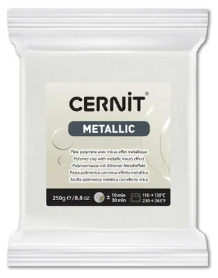 Produktbild von Cernit Metallic 250 G Perlweiss