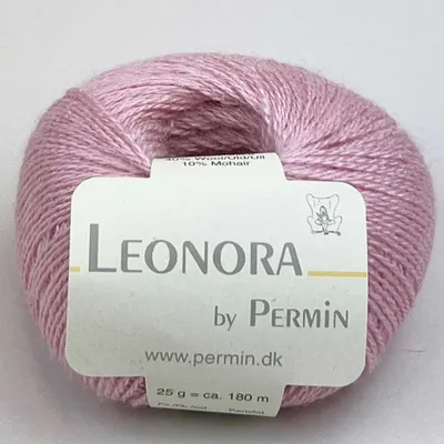 Obrázok produktu pre Leonora by Permin - Jemná hodvábno-vlnená-vlasová priadza (43 candyfloss)