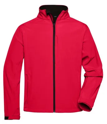 Produktbild von James and Nicholson - Softshelljacke für Herren LT2586 (S) (Rot)
