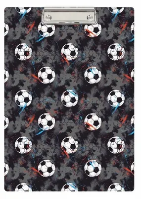 Produktbild von A4-Klemmbrett mit Ballmotiv – BIURFOL