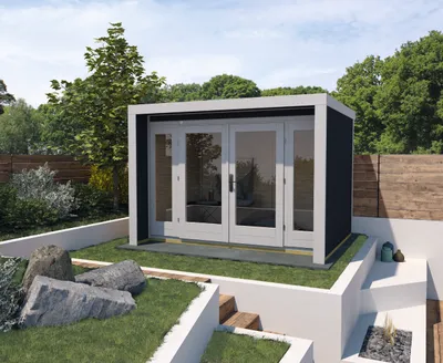 Produktbild von weka Designhaus 263 Gr.2 anthrazit, DT, 2 Fensterpaneele