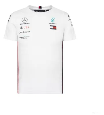 Produktbild von 2019, Weiß, Mercedes Rundhals Kinder Team T-Shirt 140