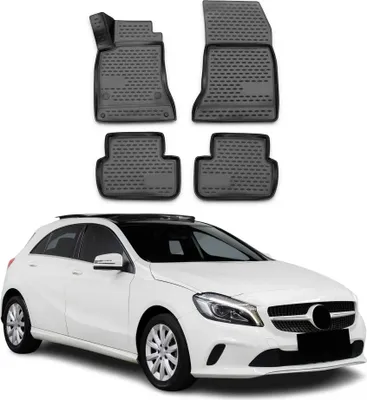 Immagine prodotto di 2012-2018 Mercedes Classe A W176 Tappetini TPE Nero 4 pezzi