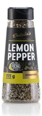 Produktbild von Delicia's ZITRONEN PFEFFER Gewürzmischung mit schwarzem Pfeffer 155 g
