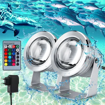 Obrázek produktu pro RGB podvodní světlo Fontána lampa pro osvětlení dekorace 90-265V EU Plug