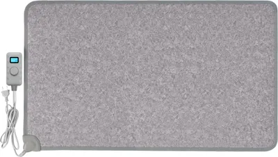 Image de Carbon Feet 55x80cm Tapis chauffant Tapis chauffant avec minuterie et thermostat Chauffe-pieds