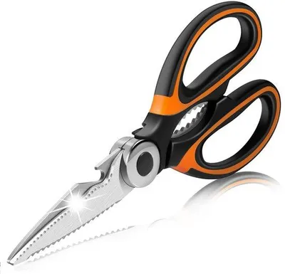 Produktbild von Scharfes Küchenmesser, rostfrei, spülmaschinenfest, multifunktional