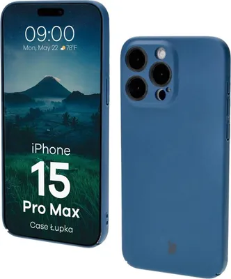 Produktbild von Bizon Case Lupka Apple iPhone 15 Pro Max blau