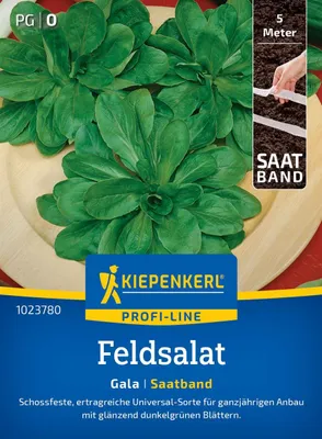 Produktbild von Kiepenkerl Feldsalat Saatband Gala Valerianella locusta 5 lfd. Meter