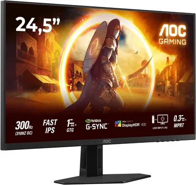Obrázek produktu pro AOC G4 25G4ZR, 62,2 cm (24.5"), 1920 x 1080 px, 1 ms, Černá, Červená