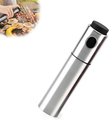 Obrázok produktu pre Rozprašovač na olej, nerezová oceľ, 100 ml, na rovnomerné rozprašovanie, vhodný do kuchyne