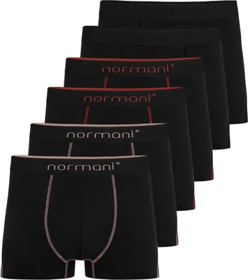Produktbild von normani 6 Herren Baumwoll-Boxershorts