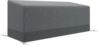 Produktbild von Schutzhülle für Gartenm?bel Winterfest Wasserdicht Abdeckung Anti-UV 600D Oxford Gewebe 190,5 x 72 x 76cm Hellgrau