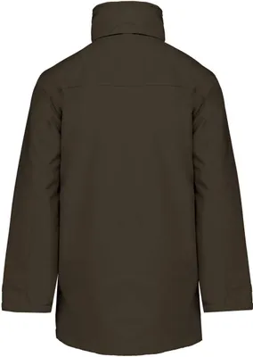 Produktbild von Kariban Herren Parka Kapuzenparka Regenmantel Isolierjacke Winterjacke, Größe:3XL, Farbe:Deep Khaki