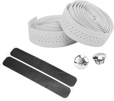 Obrázek produktu pro Fahrradlenkerband, 1 Paar, wasserdicht, rutschfest,PolyuretanLeder, für Straßenfahrzeuge, weiß