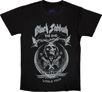 Immagine prodotto di Black Sabbath The End Mushroom Cloud Black XL T-shirt