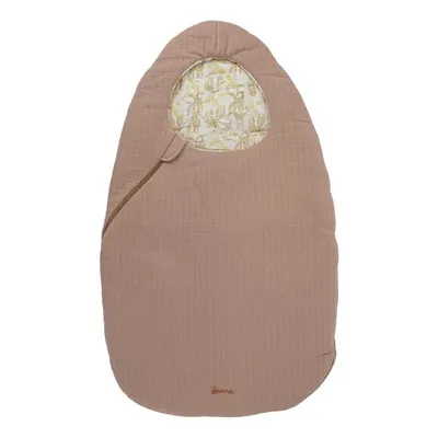 Produktbild von Wendbares Babynest, einfarbig/Safari Rose Blush Muster, 0-3 Monate