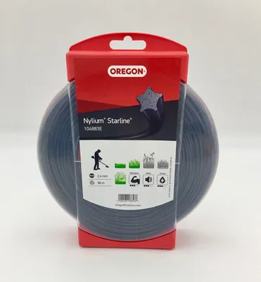 Produktbild von OREGON Nylium Starline Mähfaden 2, 4 mm 90 m Aluminium Nylonfaden Trimmerfaden