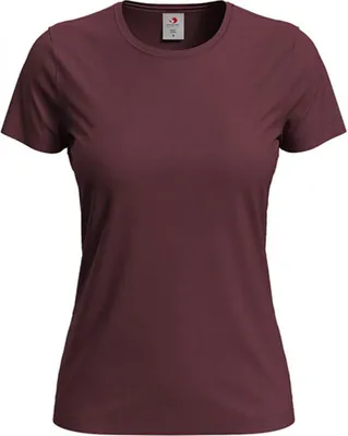 Produktbild von Stedman ST2600 | Classic Ladies Damen T-Shirt - Farbe: Bordeaux - Größe: L