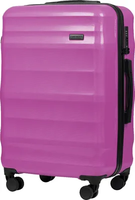 Obrázok produktu pre Stredný kufor WINGS Vulture 24" ružový, polykarbonát, zámok TSA
