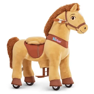 Image de PonyCycle Modèle E Cheval d'équitation sur roulettes Licorne Cheval d'équitation Jouet - E336