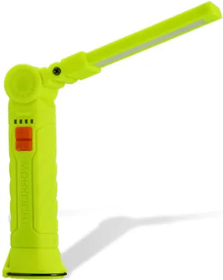 Produktbild von 360 Grad drehbare Hand-Taschenlampe Multifunktions-LED-Arbeitsleuchte mit magnetischem Boden Grün