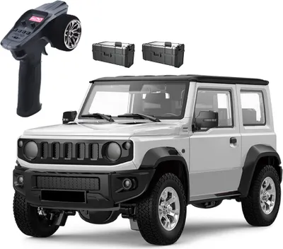 Produktbild von Ferngesteuerter Truck in Originalgroesse fuer Jungen, 1/16, 2,4 GHz, 4WD, ferngesteuertes Gelaendefahrzeug mit LED-Licht, 2 Batterien