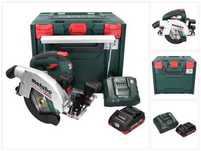 Produktbild von Metabo KS 18 LTX 66 BL Akku Handkreissäge 18 V 165 mm + 1x Akku 4,0 Ah + Ladegerät + metaBOX