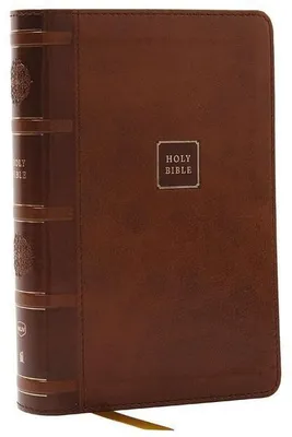 Produktbild von NKJV Compact Paragraph-Style Bible w/ 43,000 Cross References, Brown Leathersoft, Red Letter, Comfort Print: Holy Bible, New King James Version