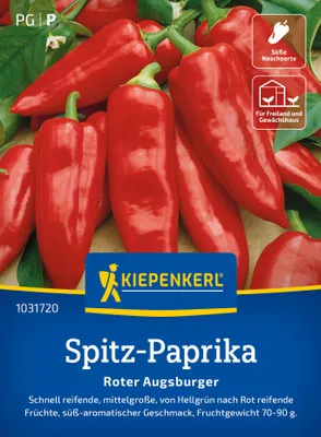 Artikelbild 2 von 'Spitz-Paprika Roter Augsburger' aus der Kategorie Spitzpaprikasamen