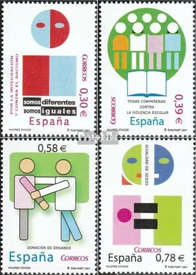 Produktbild von Briefmarken Spanien 2007 Mi 4226-4229 (kompl.Ausg.) postfrisch Staatsbürgerliche Werte