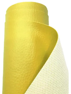 Kunstleder-Stoff gelb 50x140 cm wasserdicht