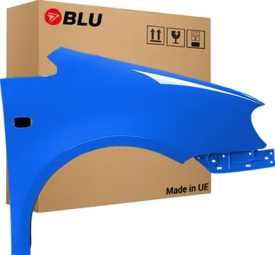 Produktbild von BLU Kotflügel Passend für VW Volkswagen Caddy III 3 2K LA5F Rechts Blau SommerBlau | 2004-2010 | Vorderseite Vorne | Lackiert | Einbaufertig
