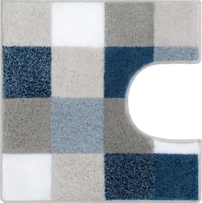 Produktbild von Kleine Wolke WC-Vorleger CARO Mare 55 x 55 cm mit Ausschnitt