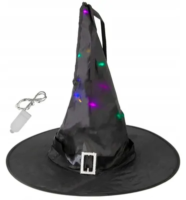 Produktbild von PartyPal Hexenhut Halloween mit LED Lichtern